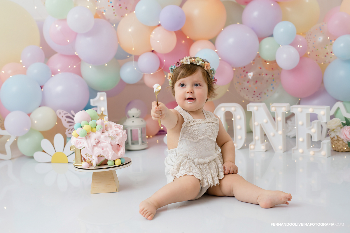 ensaio smash the cake zona sul de sao paulo sp fotografo estudio infantil decoração bolo sem açucar