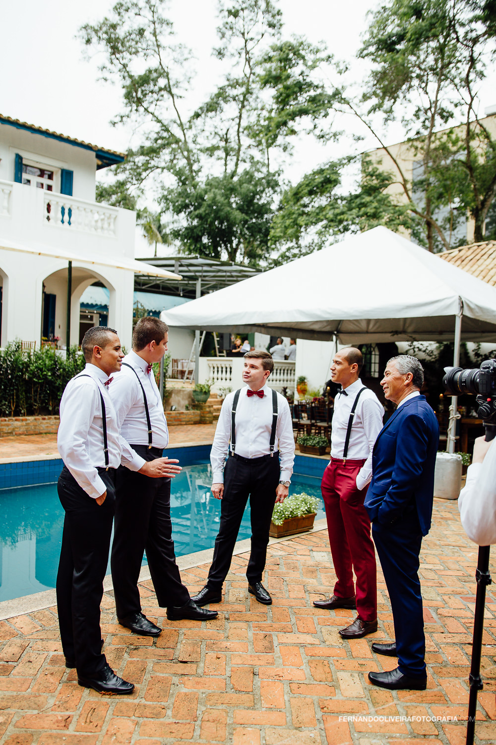 noivo com padrinhos casamento de dia canto das heras cotia sao paulo sp fotografo fernando oliveira