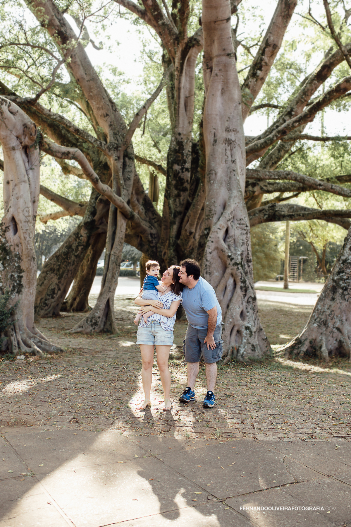 fotografia de família no parque do ibirapuera. Fernando Oliveira