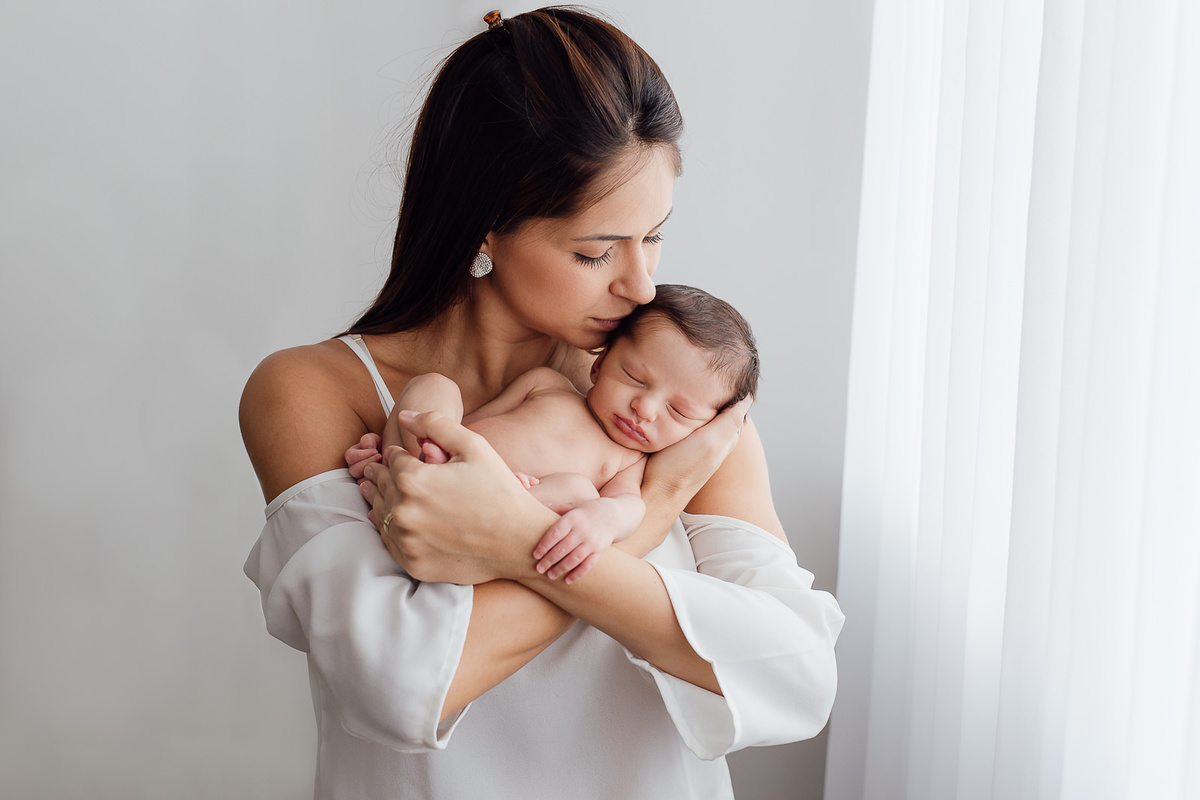 mae Ensaio recem nascido newborn são paulo menino