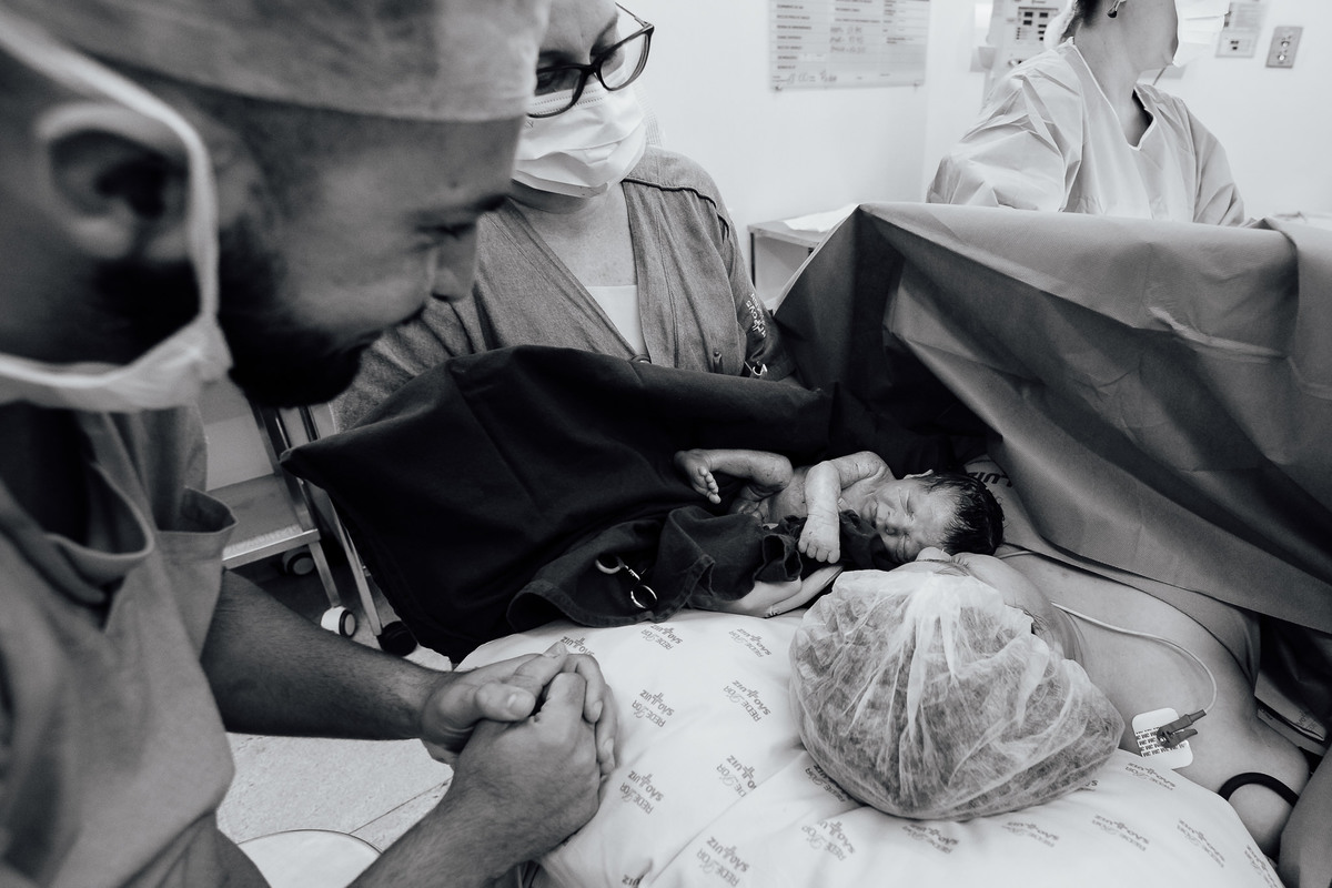 Fotografia de Parto hospital e maternidade são luiz pro matre são paulo natural cesárea