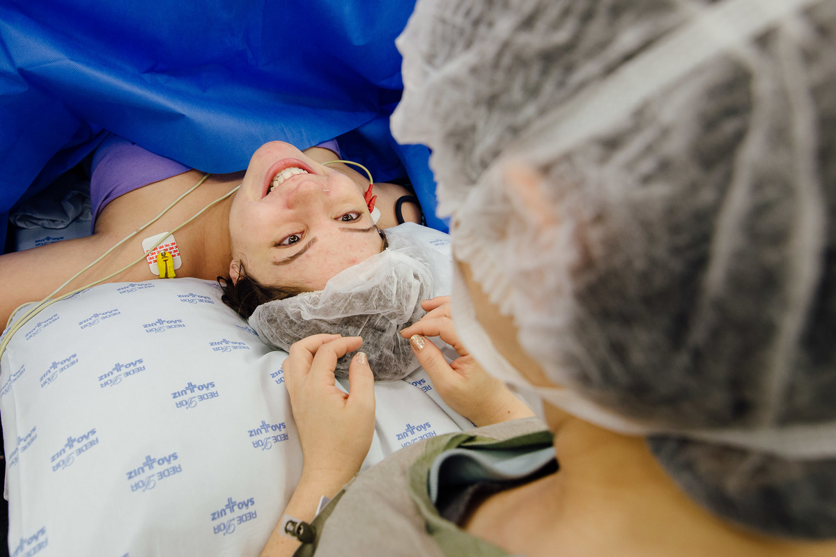 Fotografia de Parto hospital e maternidade são luiz pro matre são paulo natural cesárea