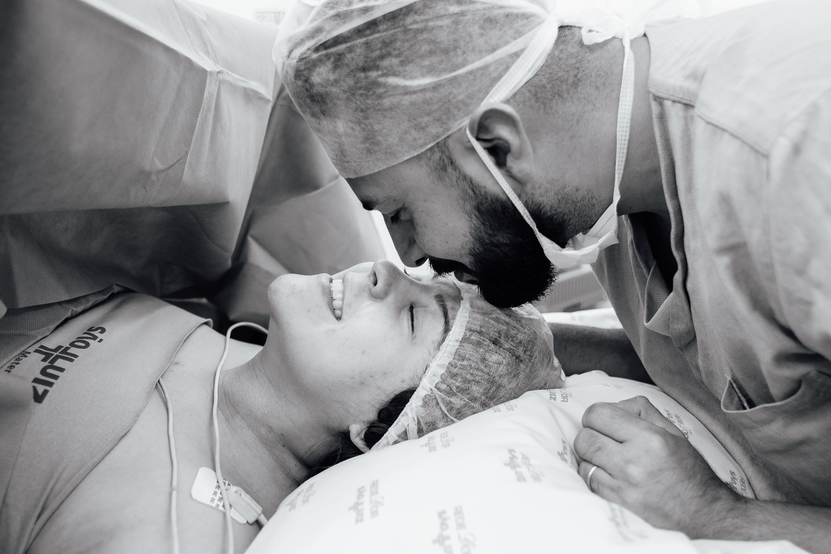 Fotografia de Parto hospital e maternidade são luiz pro matre são paulo natural cesárea