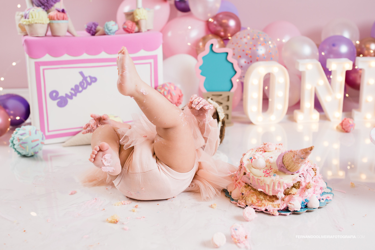 ensaio smash the cake livia