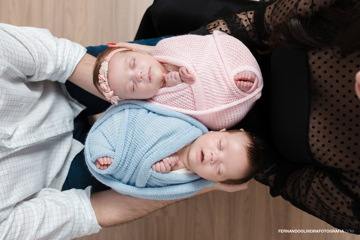 Ensaio Newborn gemeos brooklin estudio
