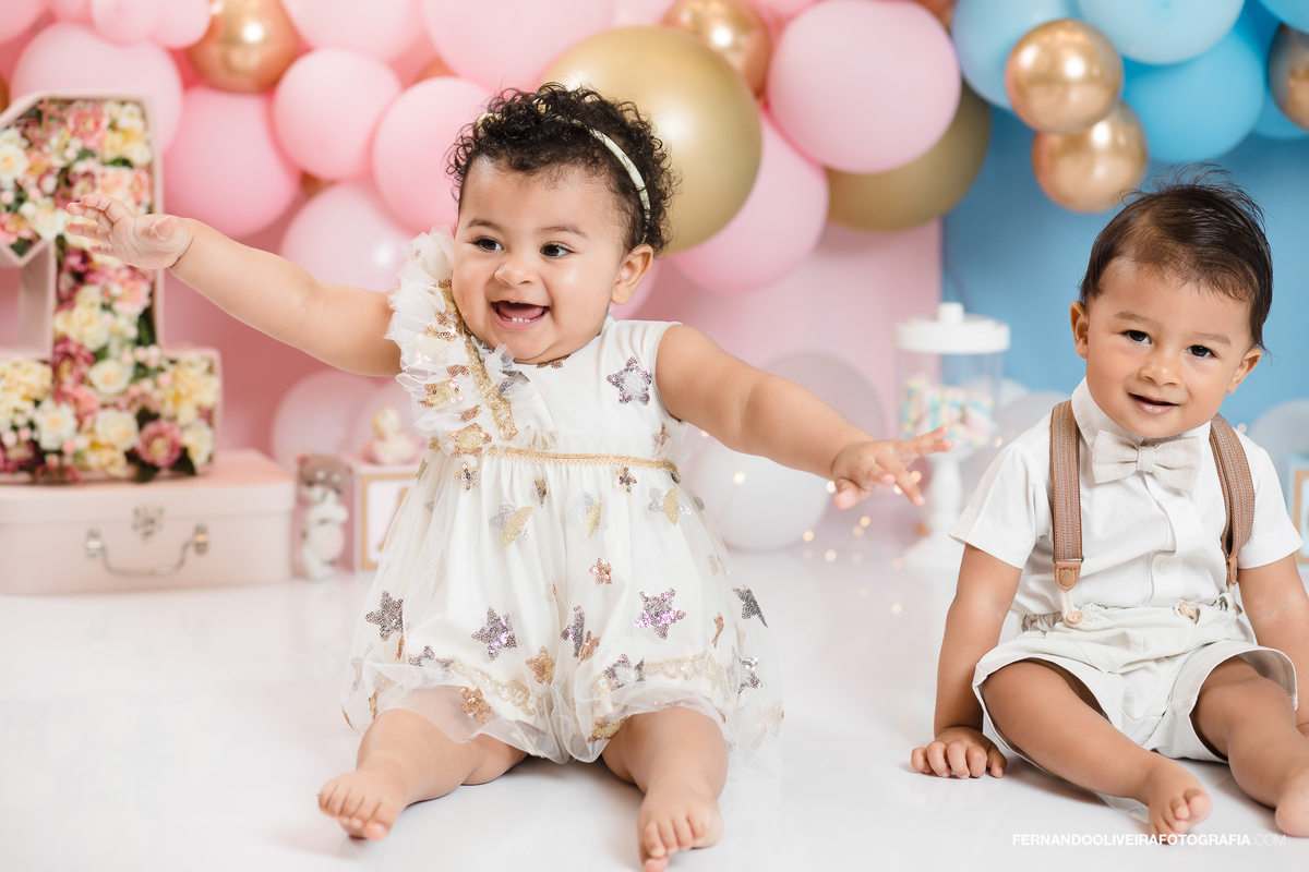 Ensaio Smash the cake estúdio sp