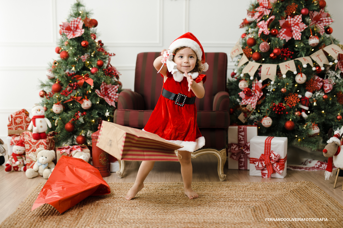 sessao ensaio de natal mini fotografa brooklin moema campo belo estudio