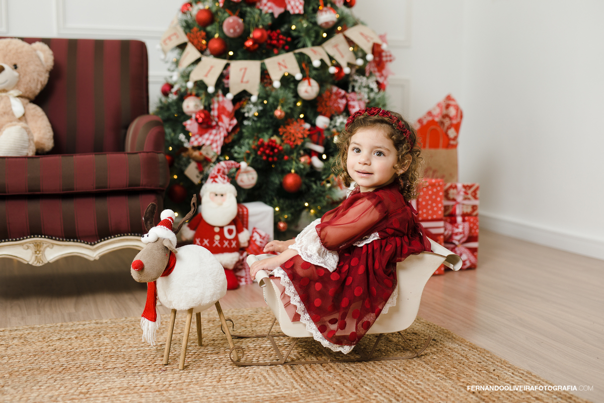sessao ensaio de natal mini fotografa brooklin moema campo belo estudio