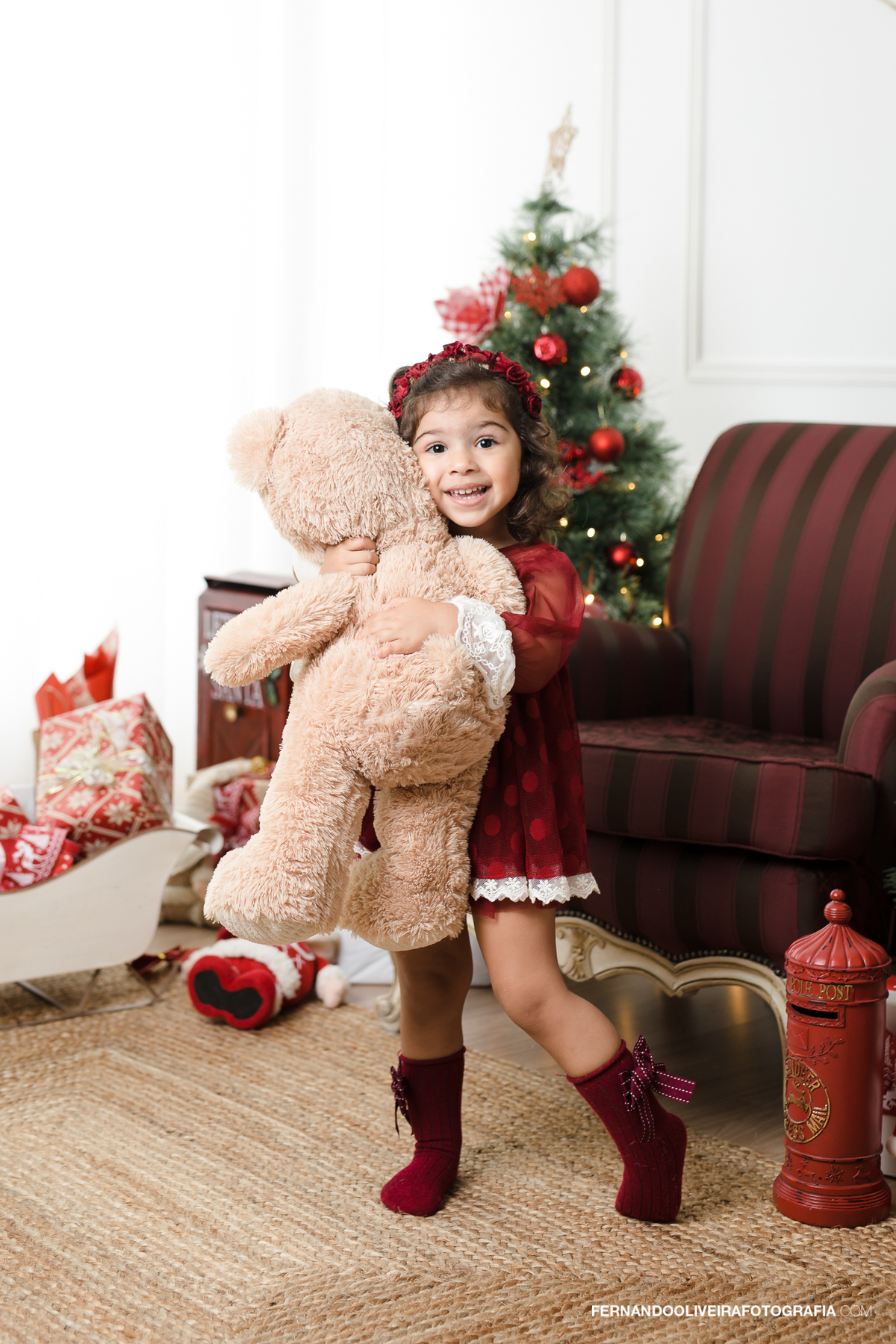 Sessão de natal em estúdio são paulo sp mini sessão