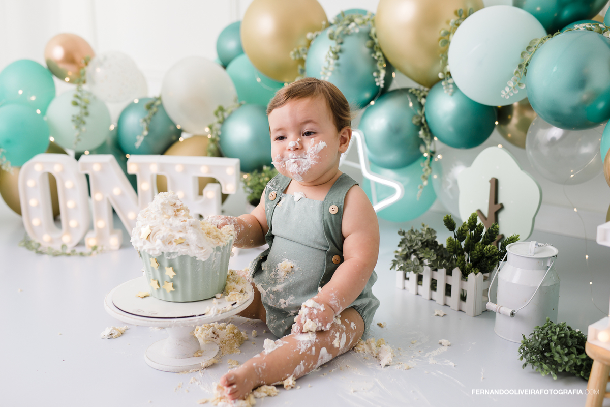 Smash the cake ensaio um ano 1 são paulo sp estudio infantil fotografa fotografo newborn bebe 