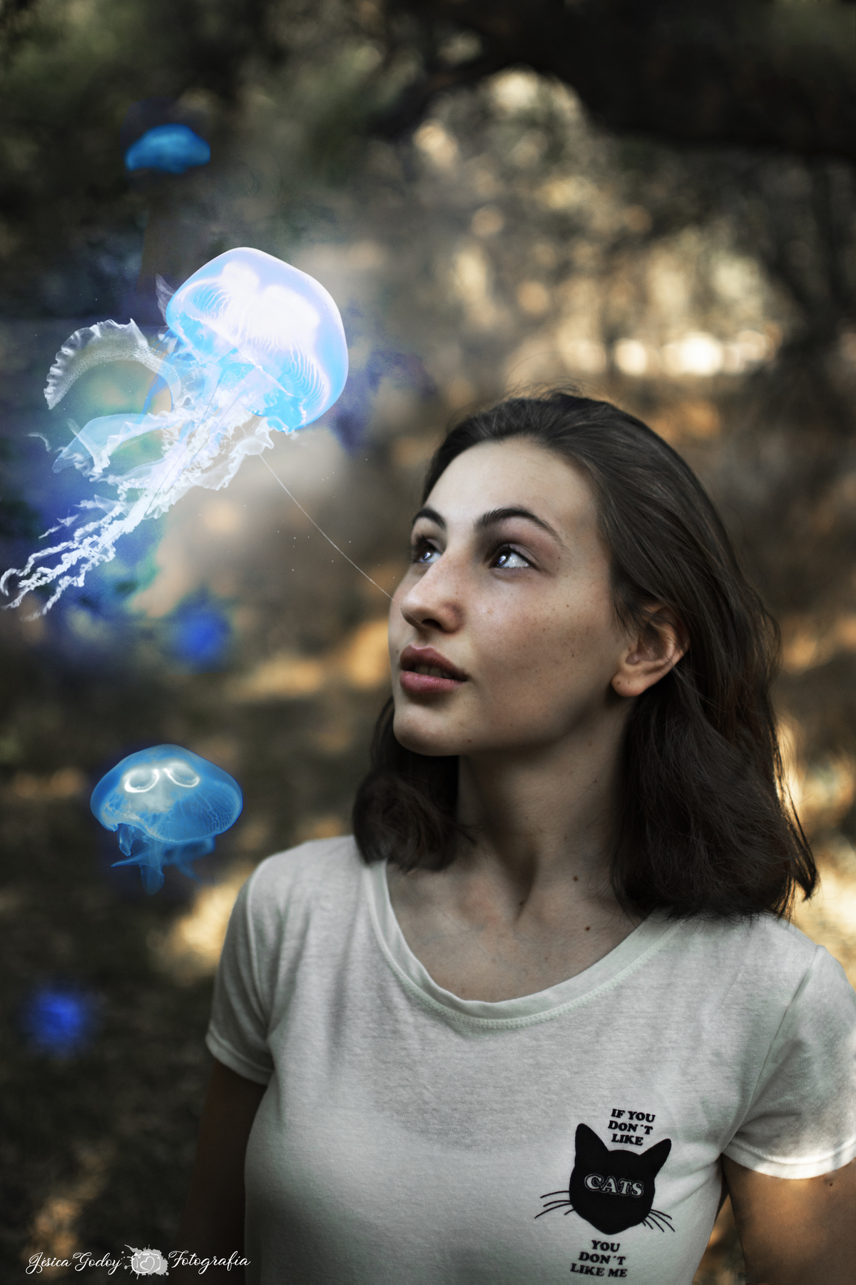 Celeste mágica con Meduzas