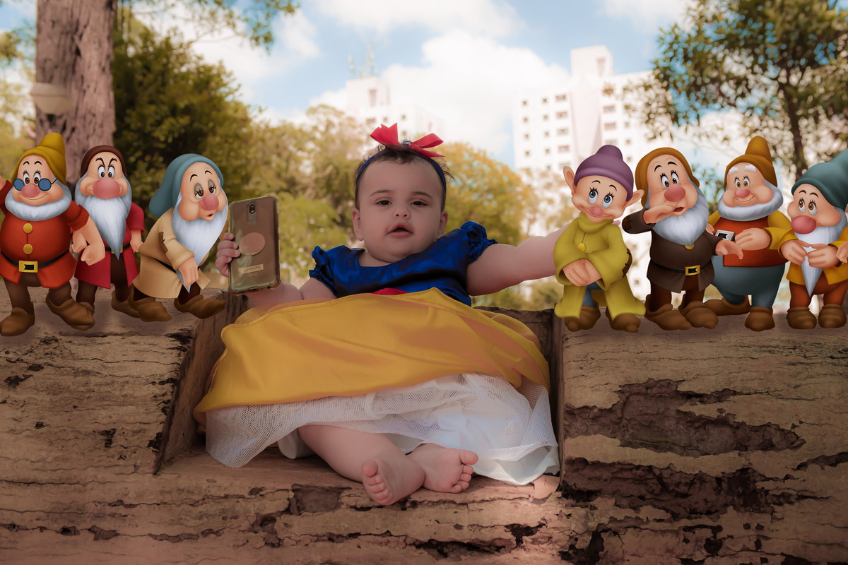 ensaio 1 aninho branca de neve nalva fotografia