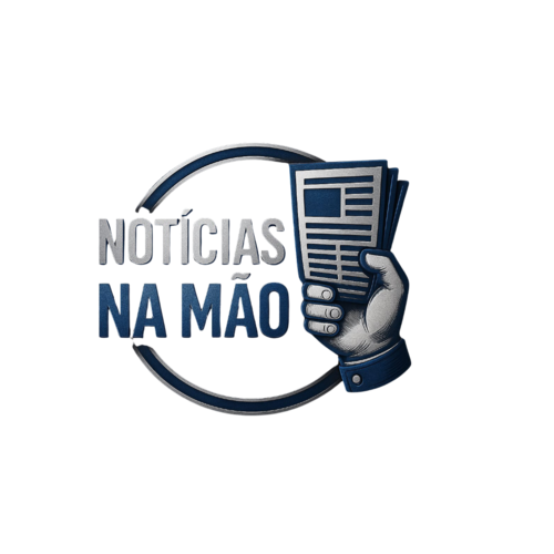 Logotipo de Noticia na mão