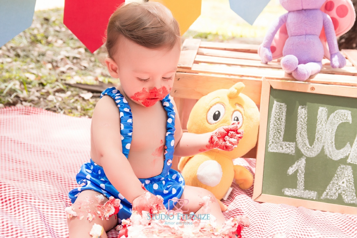 Lucas - 12 meses - smash the cake - termopolis