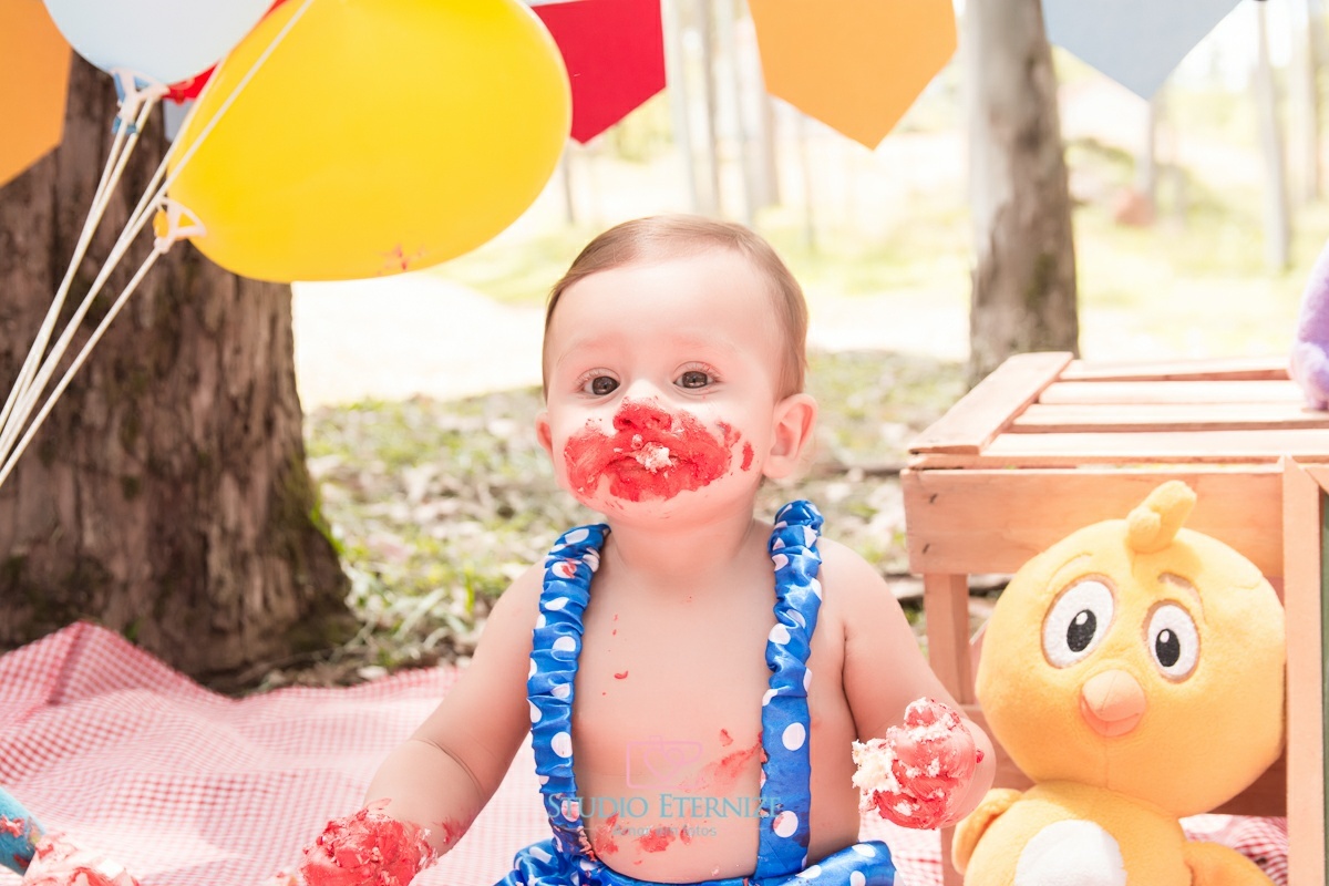 Lucas - 12 meses - smash the cake - termopolis
