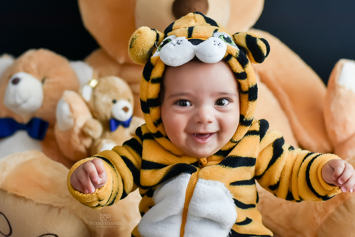 acompanhamento mensal - 6 meses - menino - ursinhos