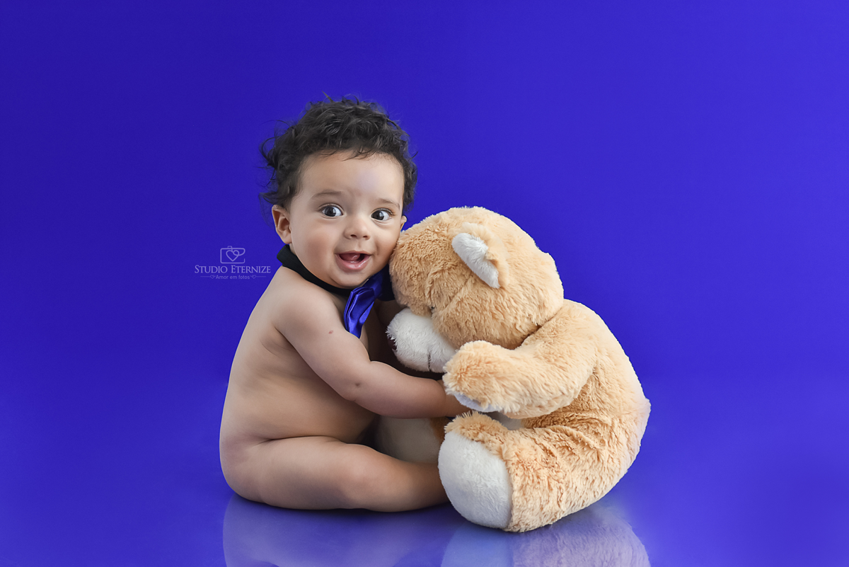 acompanhamento mensal - 6 meses - menino - ursinho