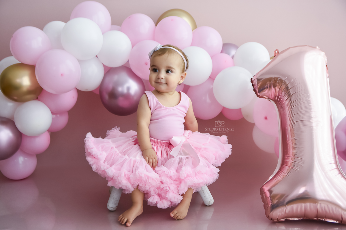 SMASH THE CAKE - ACOMPANHAMENTO MENSAL - FOTOGRAFIA INFANTIL - MENINA - SMASH THE CAKE