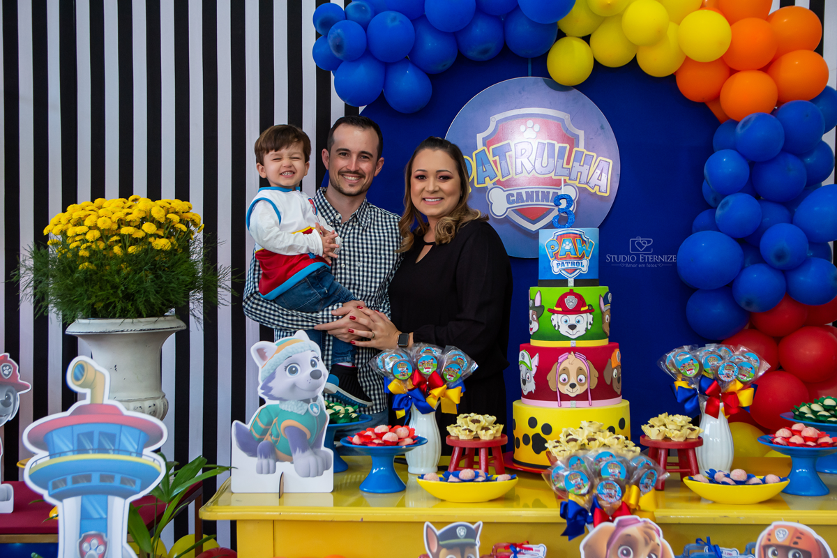 aniversário infantil - patrulha canina - decoração - fotografia festa infantil - fotografia documental de familia