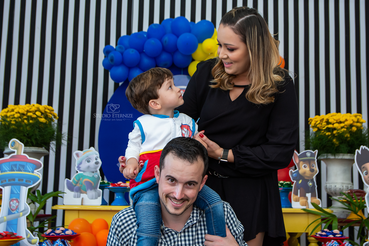 aniversário infantil - patrulha canina - decoração - fotografia festa infantil - fotografia documental de familia
