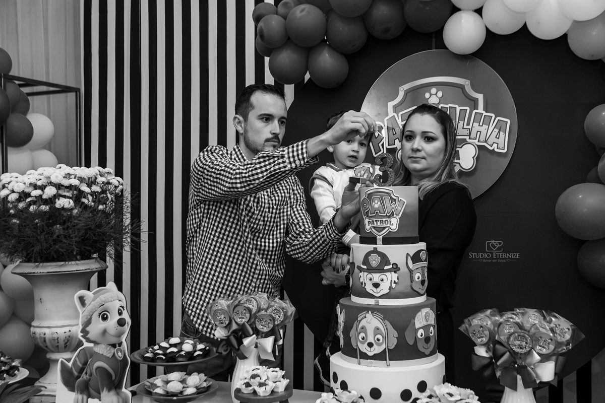 aniversário infantil - patrulha canina - decoração - fotografia festa infantil - fotografia documental de familia