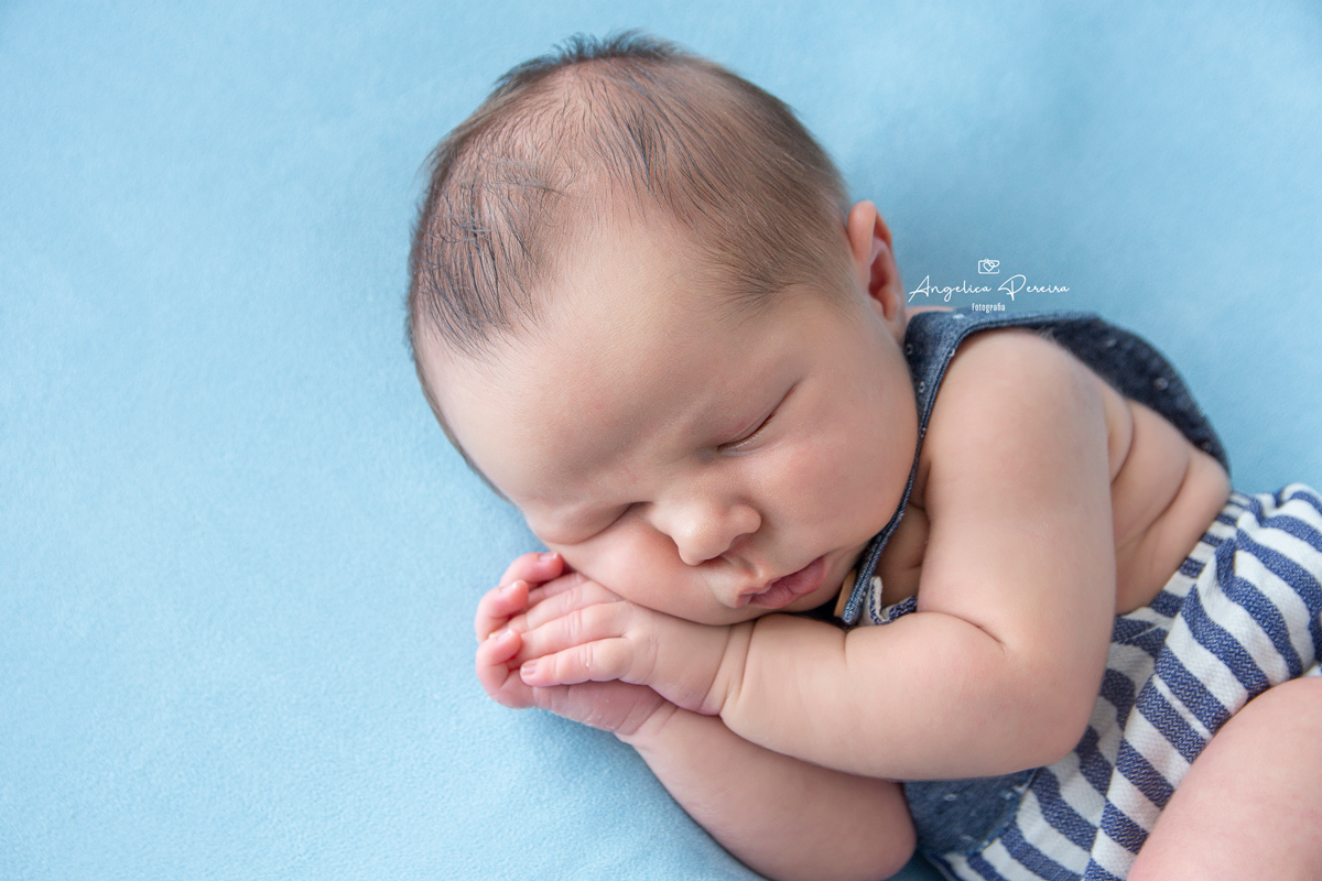 Fotografia - newborn - recém-nascido -menino - sonequinha