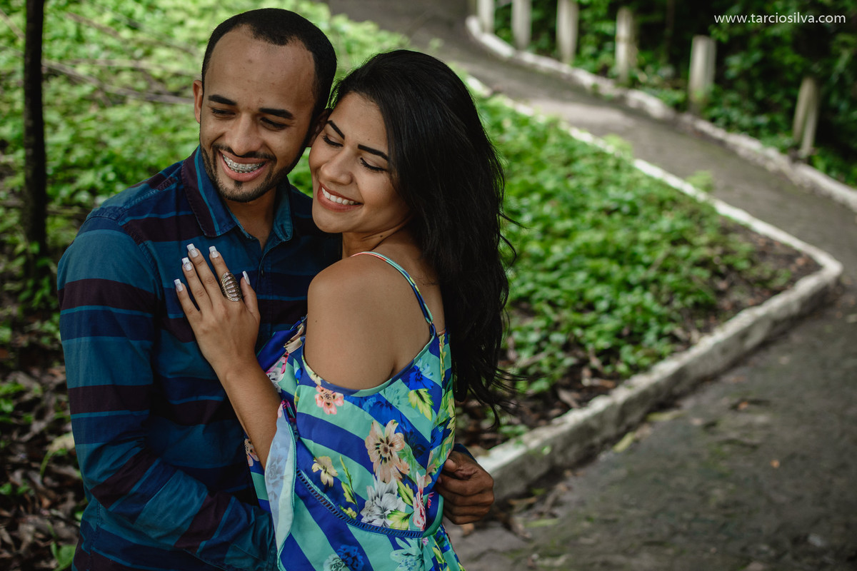 Ensiao Casal Sâmara   João Paulo por Tárcio Silva fotografo em João Pessoa Santa Rita Parque Arruda Câmara Bica