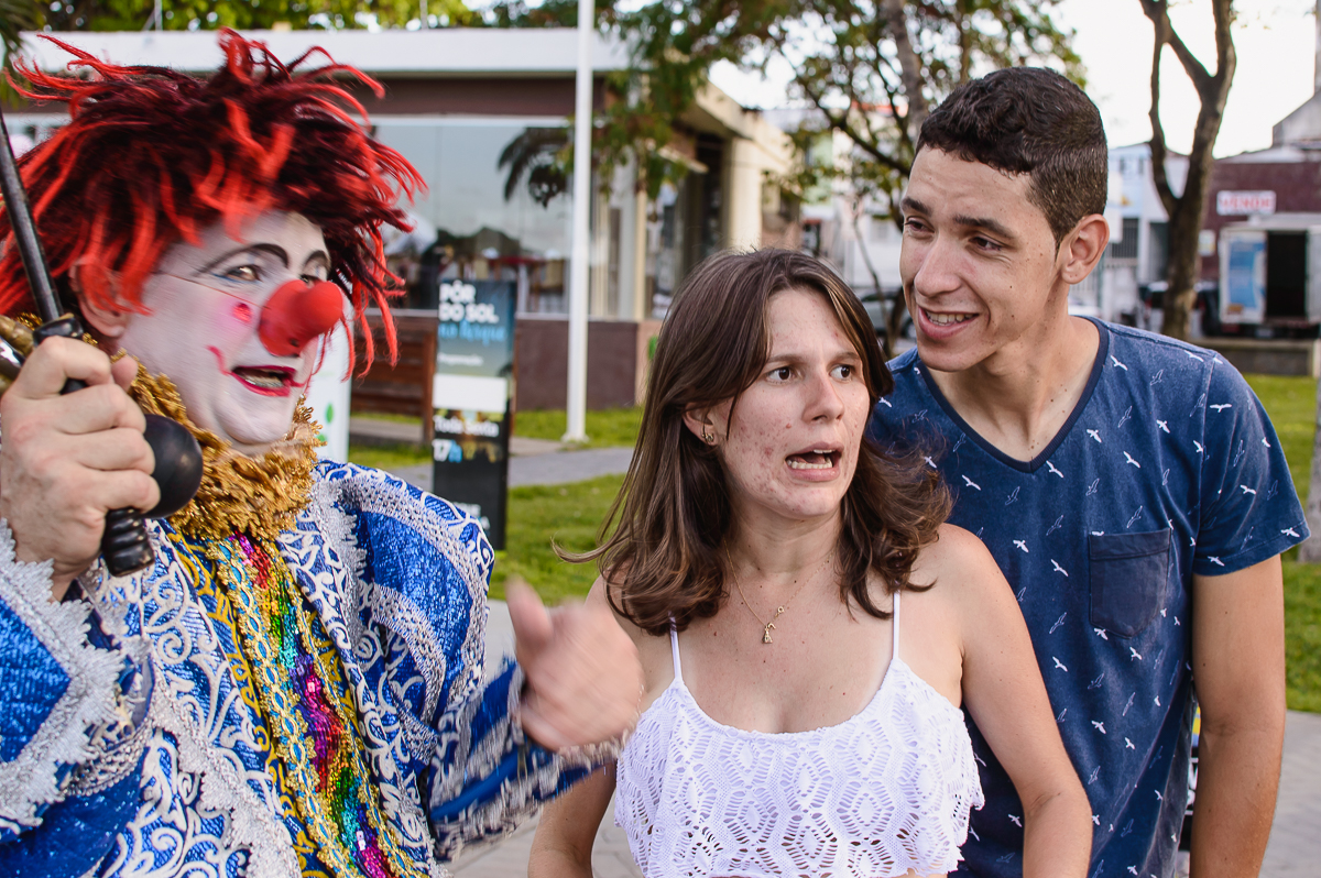 gestante com medo de palhaço