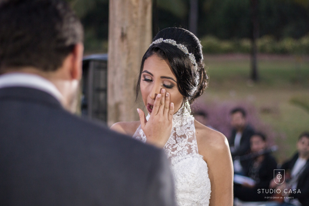 noiva chorando