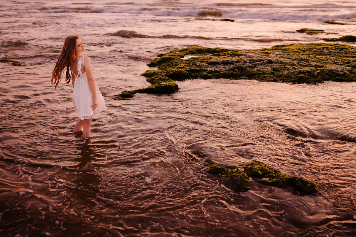 Ensaio 15 anos na praia de Torres ao amanhecer - Tati Maldaner Fotografia 
