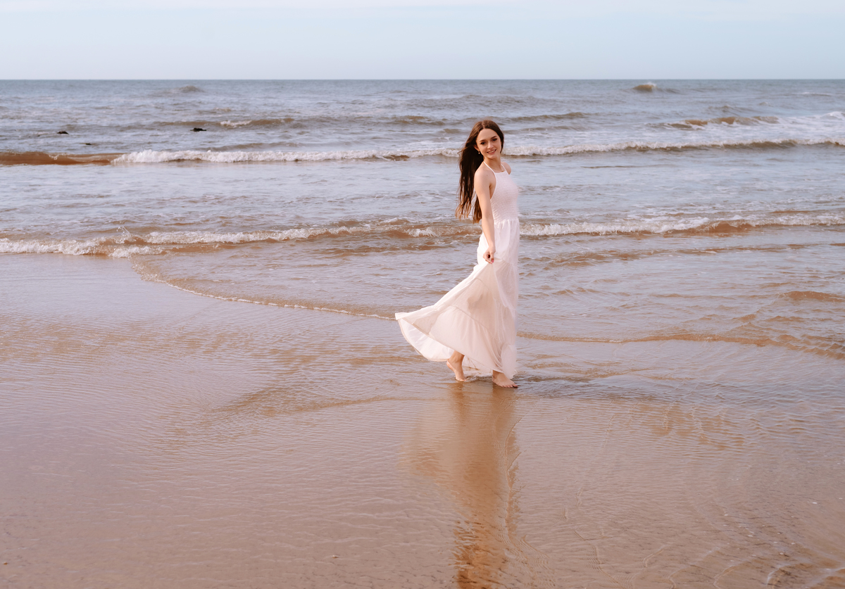 Ensaio 15 anos na praia de Torres ao amanhecer - Tati Maldaner Fotografia   praia da Guarita