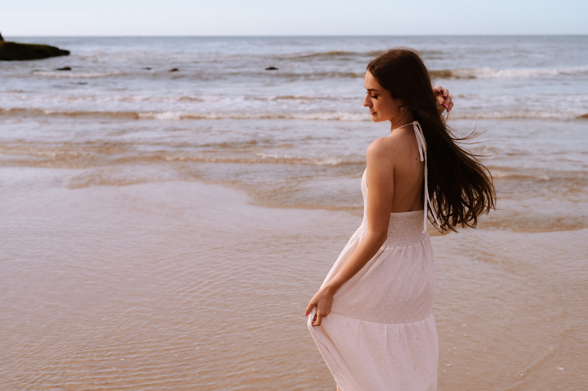 Ensaio 15 anos na praia de Torres ao amanhecer - Tati Maldaner Fotografia   praia da Guarita