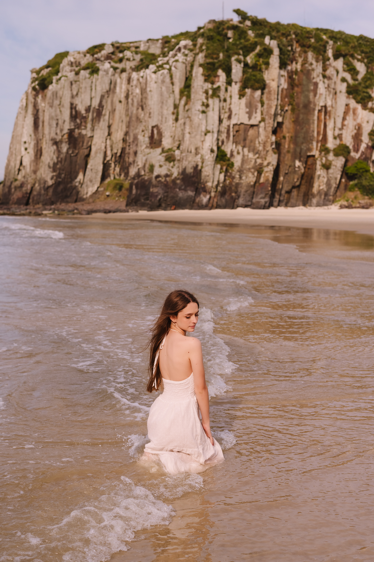 Ensaio 15 anos na praia de Torres ao amanhecer - Tati Maldaner Fotografia   praia da Guarita