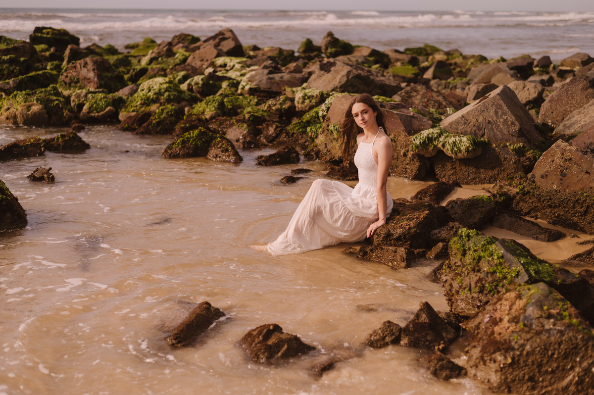 Ensaio 15 anos na praia de Torres ao amanhecer - Tati Maldaner Fotografia   praia da Guarita