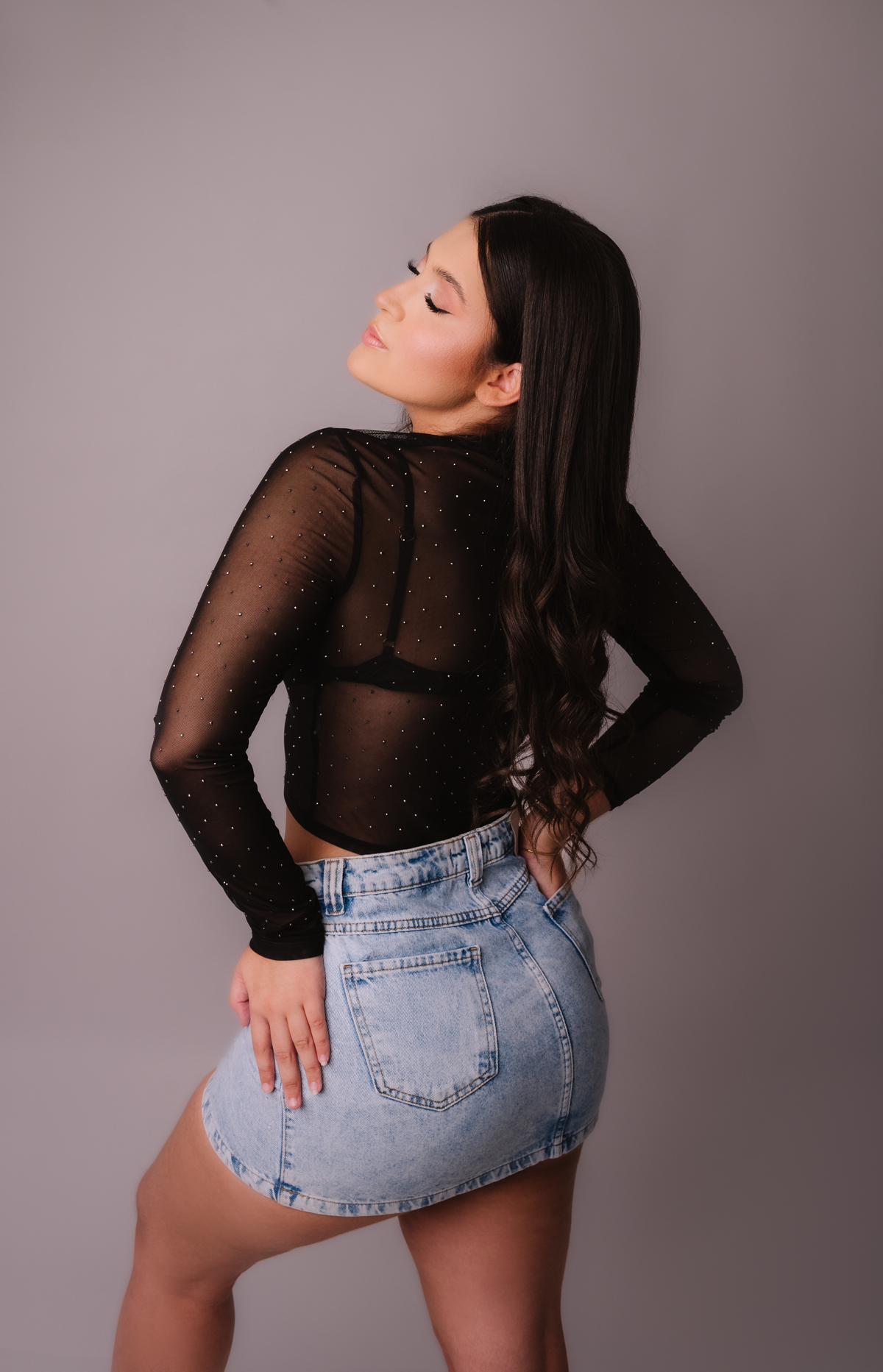 Ensaio de 16 anos no estúdio, Tati Maldaner fotografia.