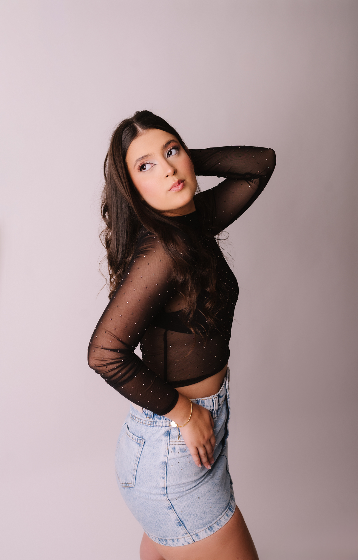 Ensaio de 16 anos no estúdio, Tati Maldaner fotografia.