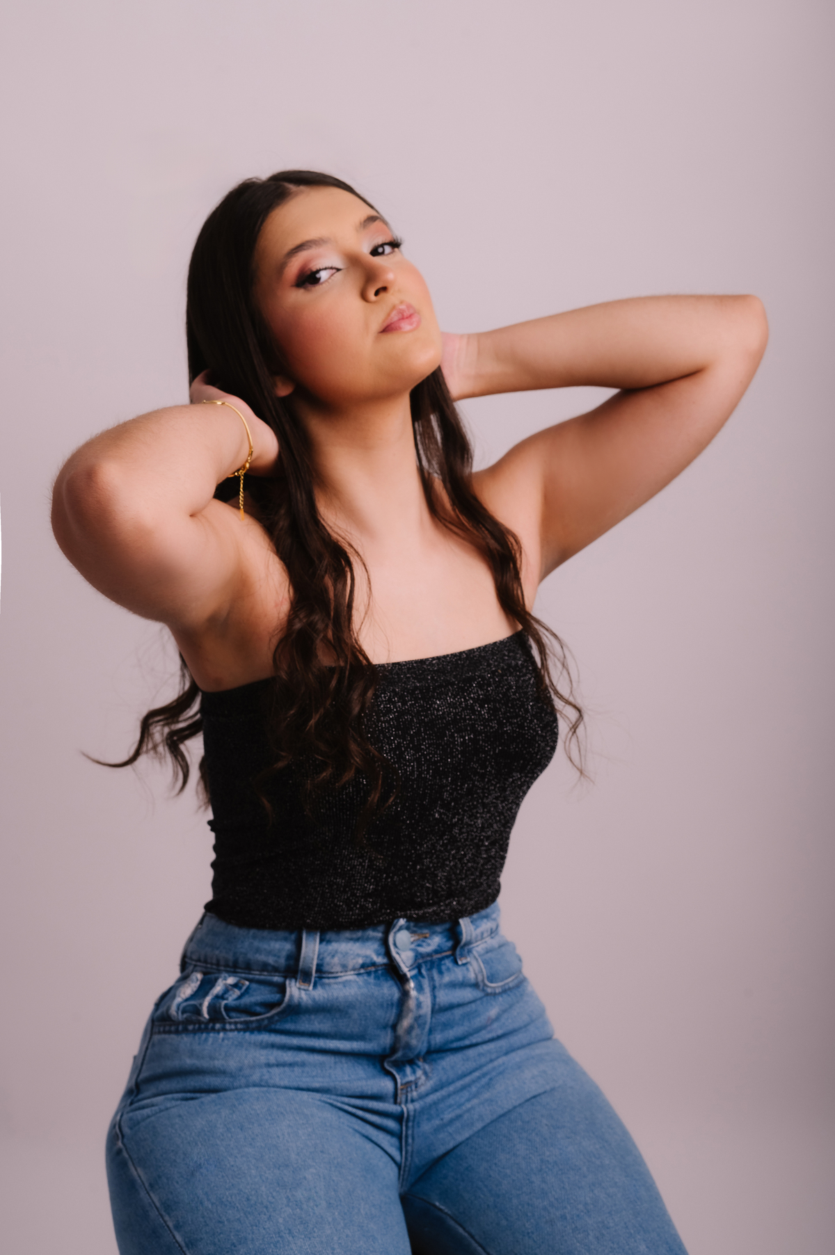 Ensaio de 16 anos no estúdio, Tati Maldaner fotografia.