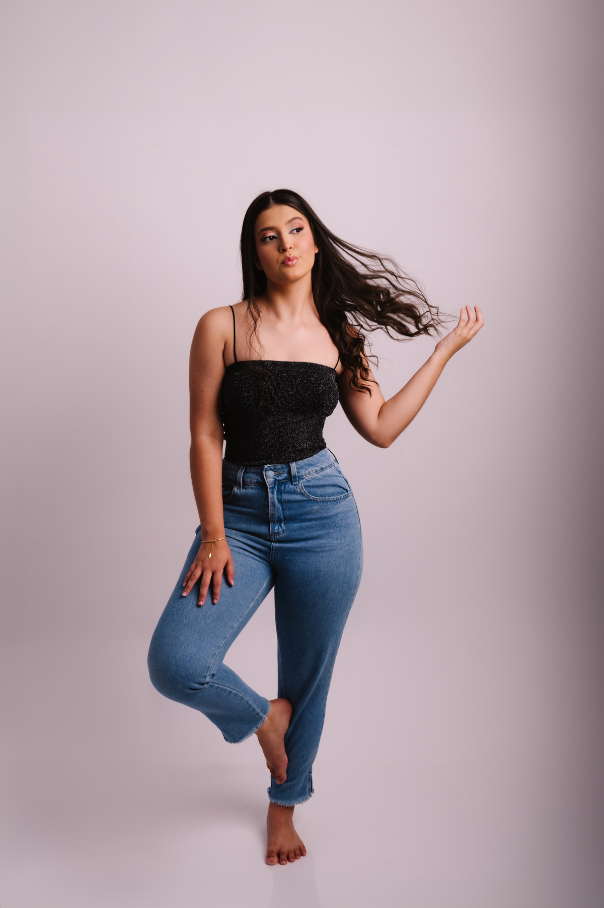 Ensaio de 16 anos no estúdio, Tati Maldaner fotografia.