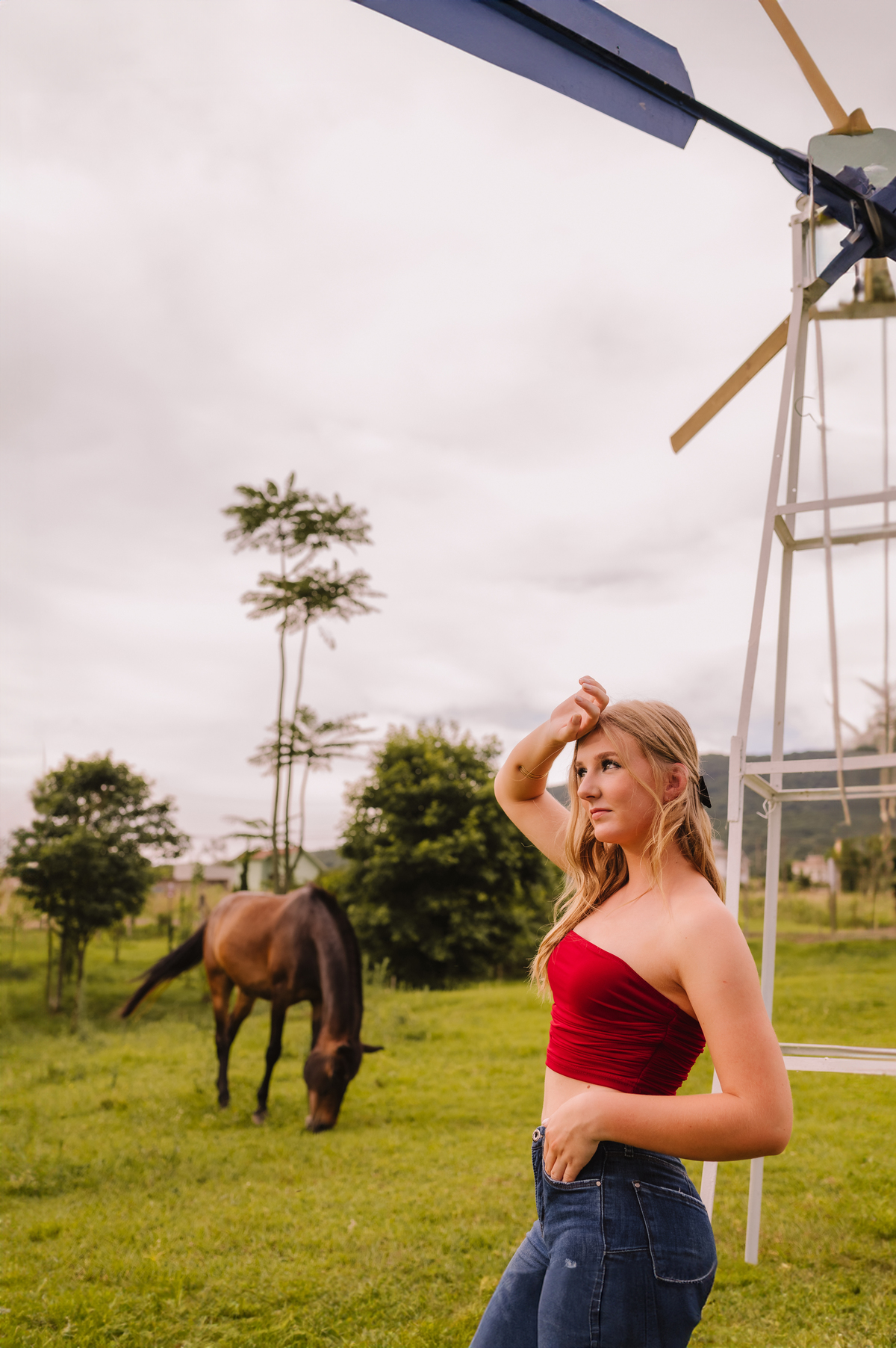Ensaio externo de 15 anos com natureza, Tati Maldaner fotografia.