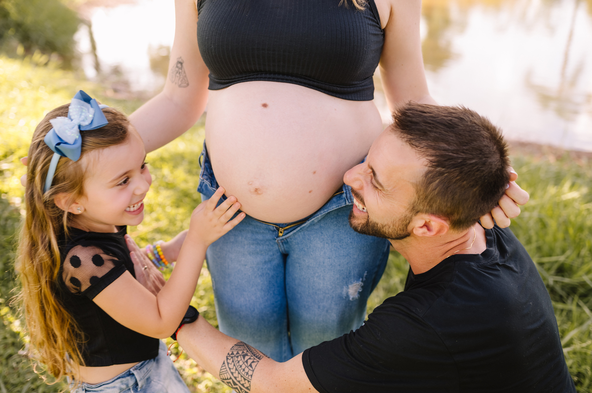 Ensaio gestante em família, Tati Maldaner fotografia.