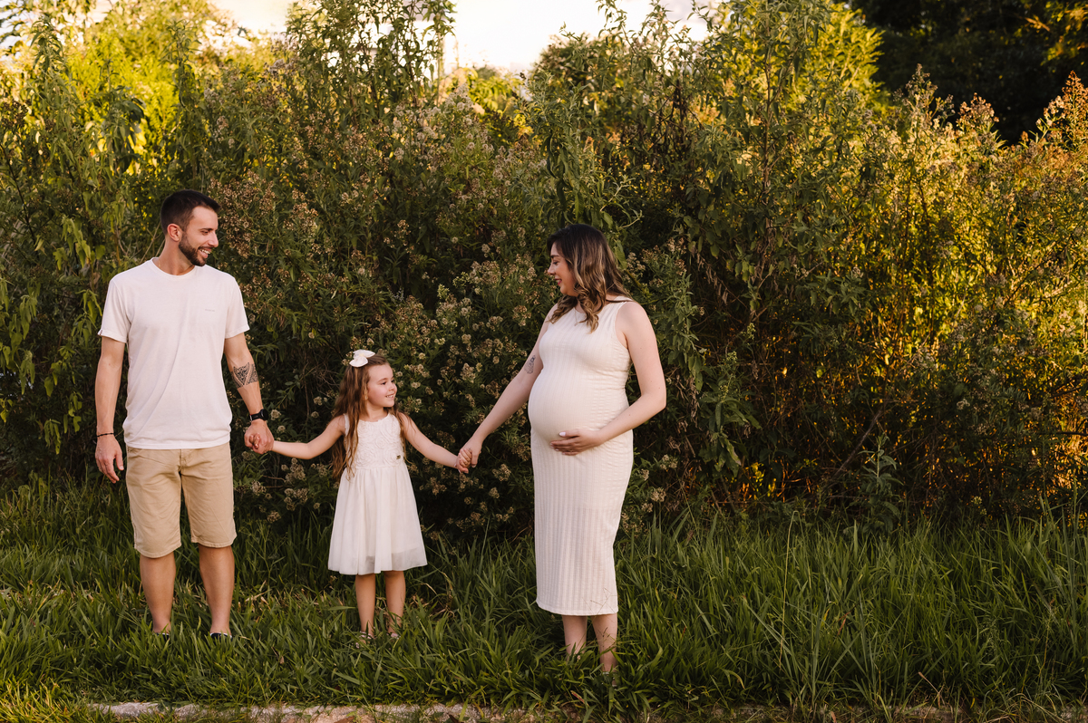 Ensaio gestante em família, Tati Maldaner fotografia.