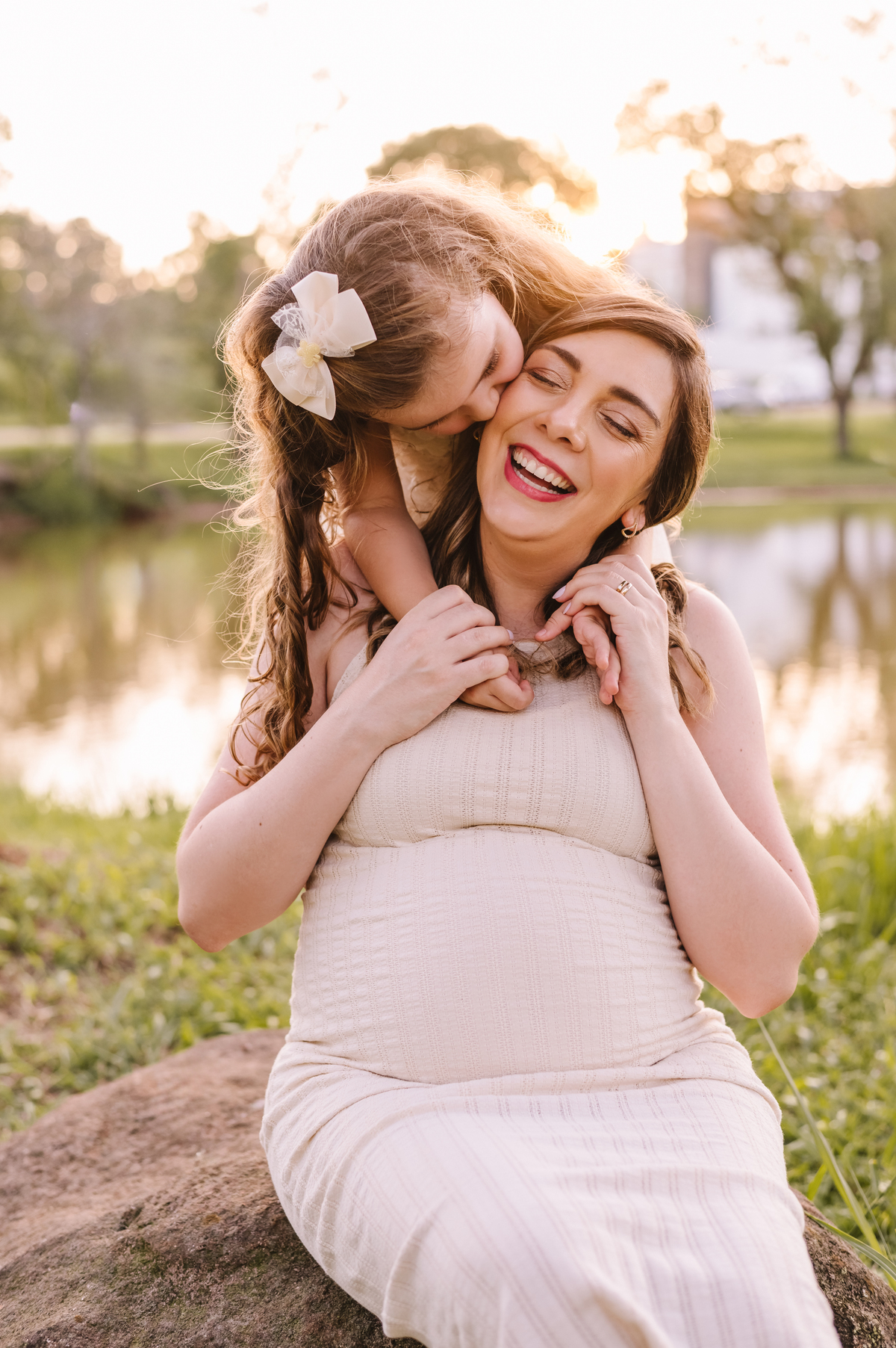 Ensaio gestante em família, Tati Maldaner fotografia.