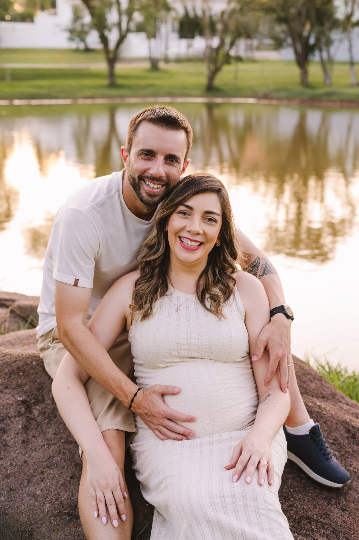 Ensaio gestante em família, Tati Maldaner fotografia.