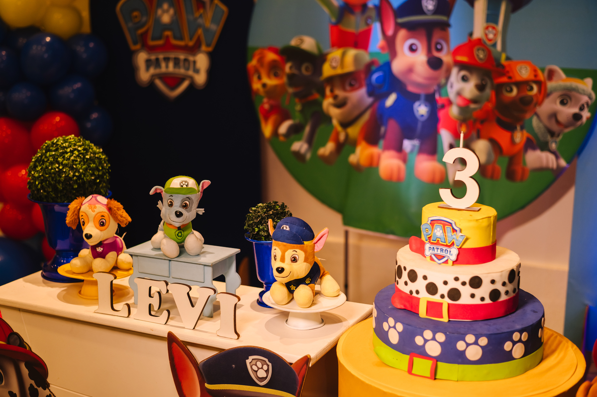 Festa temática da patrulha canina, Tati Maldaner fotografia.