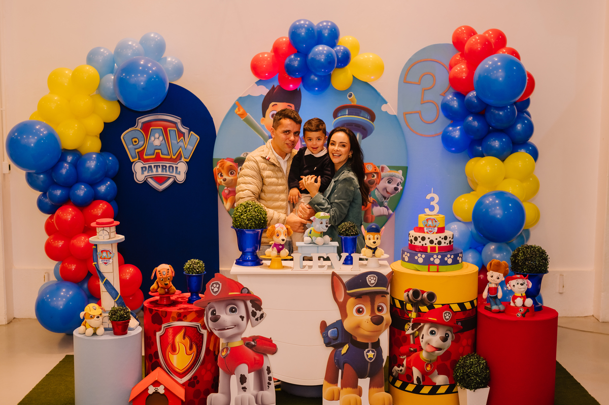 Festa temática da patrulha canina, Tati Maldaner fotografia.