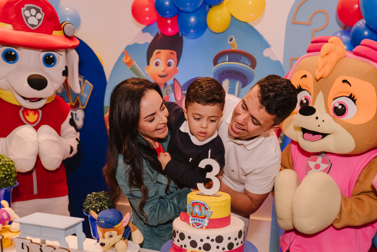 Festa temática da patrulha canina, Tati Maldaner fotografia.