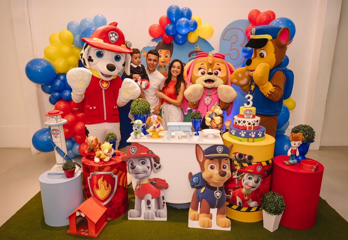 Festa temática da patrulha canina, Tati Maldaner fotografia.