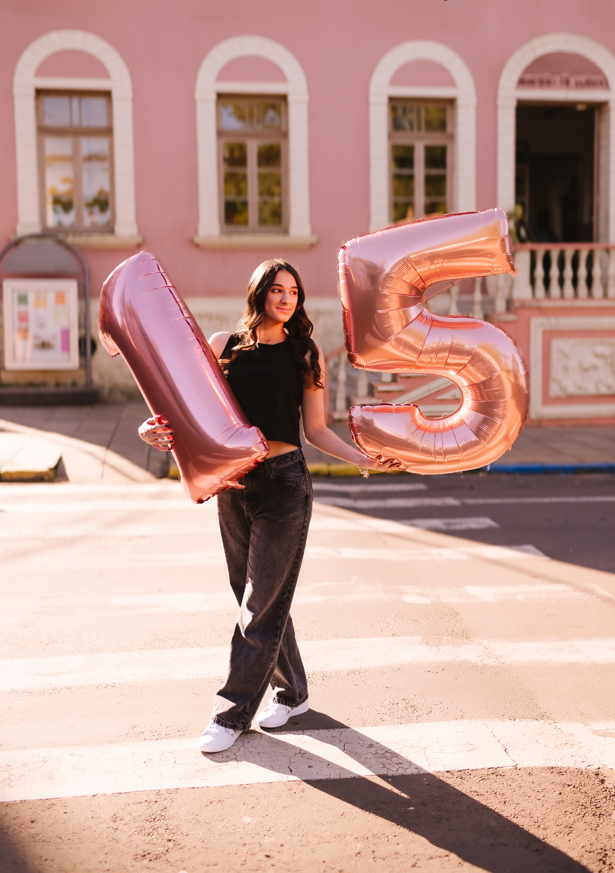 Ensaio de 15 anos, ideias com balão Tati Maldaner fotografia.