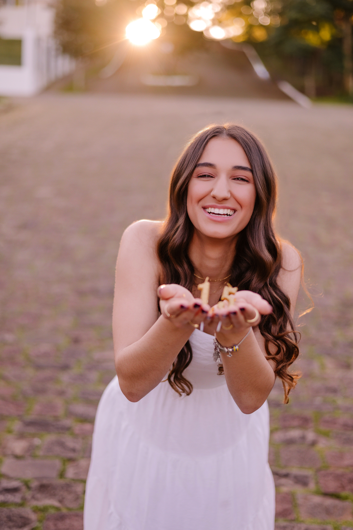 Ensaio de 15 anos, ideias com velinhasTati Maldaner fotografia.