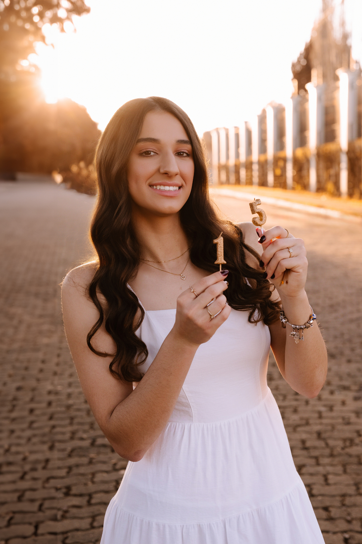 Ensaio de 15 anos, ideias com velinhasTati Maldaner fotografia.